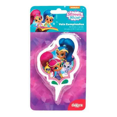 Dekora svíčka Shimmer and Shine 2D