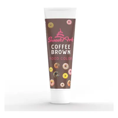 SweetArt gelová barva tuba Coffee Brown (30 g)