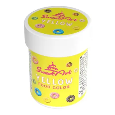 SweetArt gelová barva Yellow (30 g)