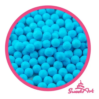 SweetArt cukrové perly nebesky modré 7 mm (80 g)