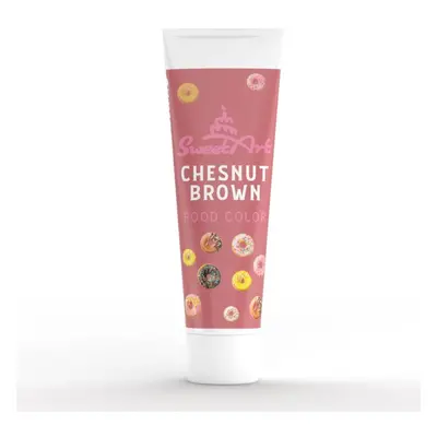 SweetArt gelová barva tuba Chestnust Brown (30 g)