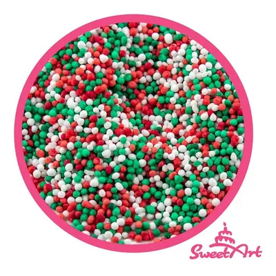 SweetArt cukrový máček Christmas mix (90 g)