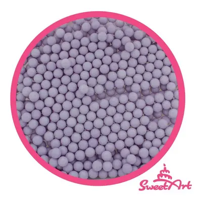 SweetArt cukrové perly fialové 5 mm (80 g)