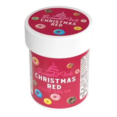 SweetArt gelová barva Christmas Red (30 g)