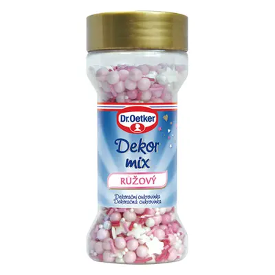 Dr. Oetker Dekor mix růžový (50 g)