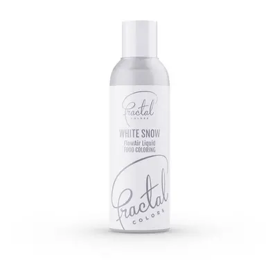 Dekorativní airbrush barva tekutá Fractal - White Snow (100 ml)