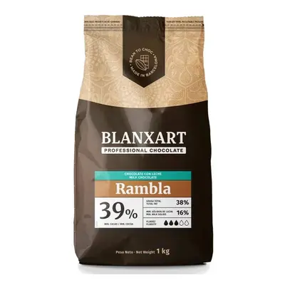 Blanxart Pravá mléčná čokoláda Rambla 39% (1 kg)