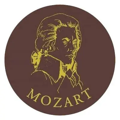 Bombasei čokoládová dekorace tmavá Mozart (6 ks)