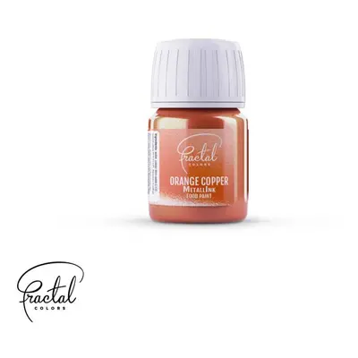 Tekutá metalická barva Fractal - Orange Copper (30 ml)