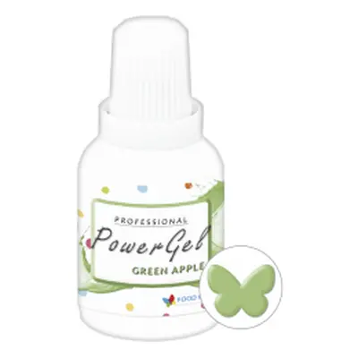 Food Colours gelová barva PowerGel Green Apple 20 g