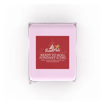 SweetArt potahovací a modelovací hmota vanilková pastelová Pink (250 g)