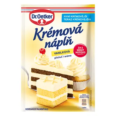 Dr. Oetker Krémová náplň vanilková (65 g)