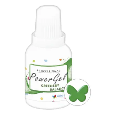 Food Colours gelová barva PowerGel Greenery Balance 20 g