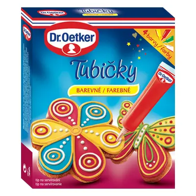 Dr. Oetker Tubičky na zdobení 4 barvy (4x19 g)