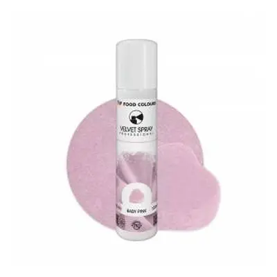 Food Colours sametový sprej Baby Pink (100 ml)