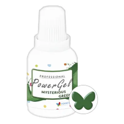 Food Colours gelová barva PowerGel Mysterious Green 20 g