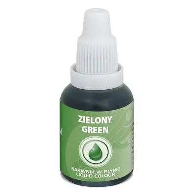 Airbrush barva tekutá Food Colours Green (20 ml) Zelená