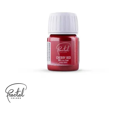 Tekutá metalická barva Fractal - Cherry Red (30 ml)