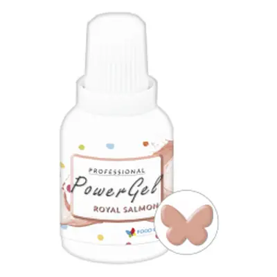 Food Colours gelová barva PowerGel Royal Salmon 20 g