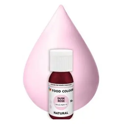 Food Colours přírodní tekutá barva do čokolády Dusk Rose (18 ml)