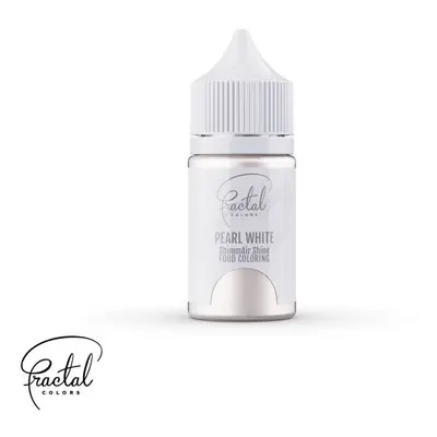 Dekorativní airbrush perleťová barva tekutá Fractal - Pearl White (33 g)