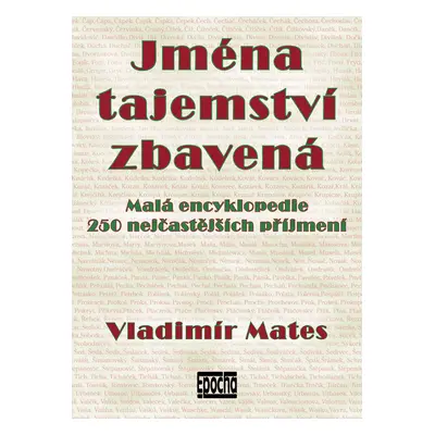 Jména tajemství zbavená (Mates, Vladimír)