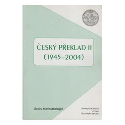 Český překlad II (Milan Hrala)