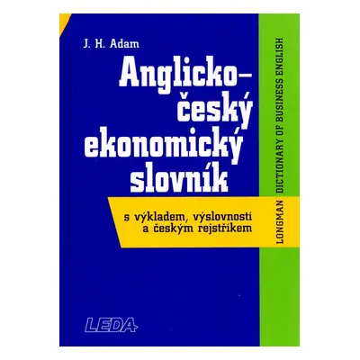 Anglicko český ekonomický slovník (J.H. Adam)