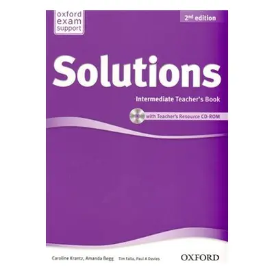 Maturita Solutions 2nd Edition Intermediate Teacher´s Book with Teacher´s Resource CD-ROM - Tim 