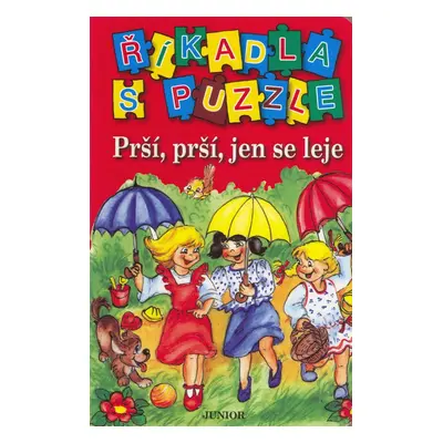 Říkadla s puzzle Prší, prší, jen se leje (Vladimíra Vopičková)