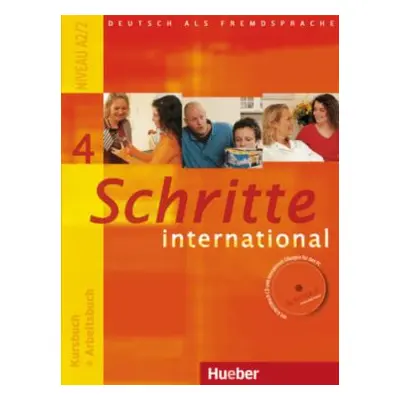 Schritte international 4: Kursbuch + Arbeitsbuch mit Audio-CD zum Arbeitsbuch und interaktiven Ü