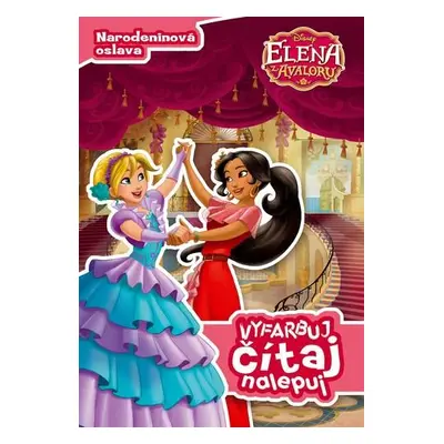 Elena z Avaloru Vyfarbuj, čítaj, nalepuj (slovensky)