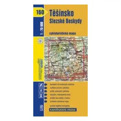 1: 70T(160)-Těšínsko, Slezské Beskydy (cyklomapa)