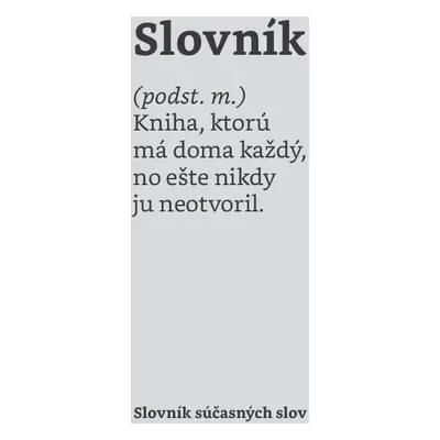 Slovník súčasných slov (slovensky)