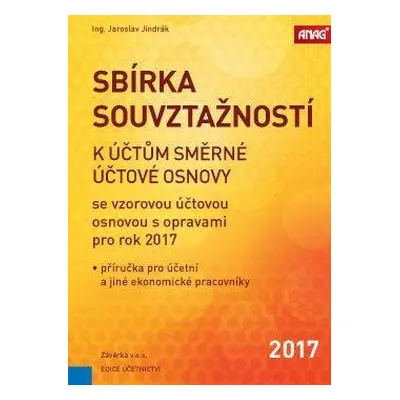 Sbírka souvztažností k účtům směrné účtové osnovy se vzorovou účtovou osnovou s opravami pro rok