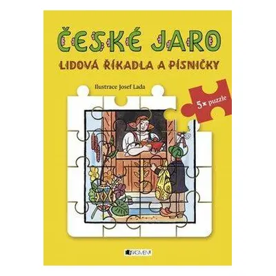 Lidová říkadla a písničky s puzzle - České jaro (Josef Lada)