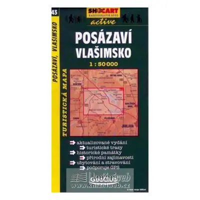 Posázaví, Vlašimsko 1:50 000