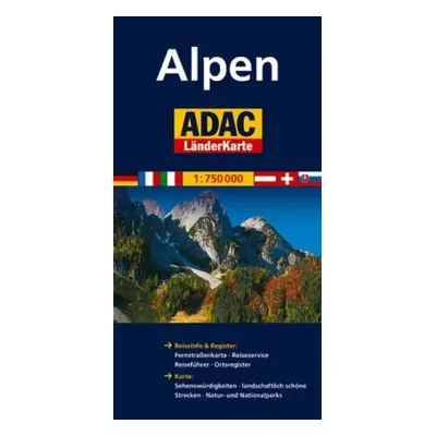 Alpy/mapa 1:750T ADAC