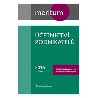 Meritum Účetnictví podnikatelů 2016