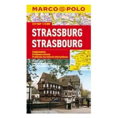 Strassburg/Strasbourg - City Map 1:15000