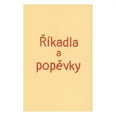 Řákadla a popěvky (A. B. Prokop)