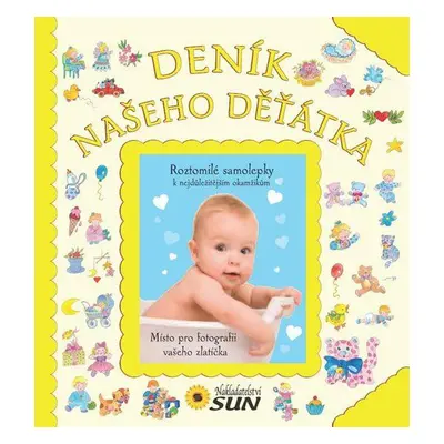 Deník našeho děťátka - Roztomilé samolepky k nejdůležitějším okamžikům