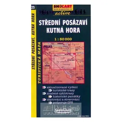 Střední Posázaví, Kutná Hora 1:50 000