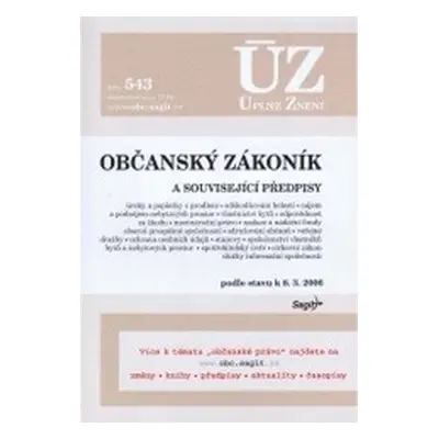 ÚZ. č. 543 Občanský zákoník a související předpisy