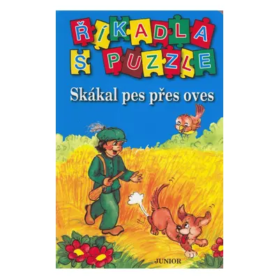 Říkadla s puzzle Skákal pes přes oves (Vladimíra Vopičková)