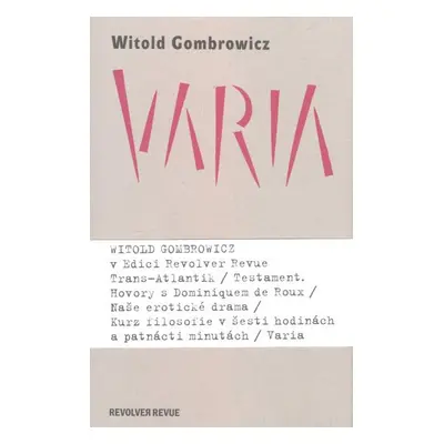 Varia (Gombrowicz Witold)