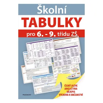 Školní TABULKY pro 6.-9. třídu ZŠ (ŽKV)