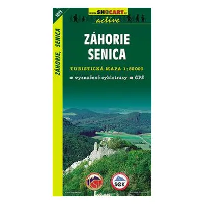 Záhorie, Seninca 1:50 000 - Turistická mapa SHOCart Slovensko 1073