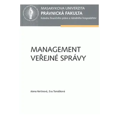 Management veřejné správy (Alena Kerlinová)