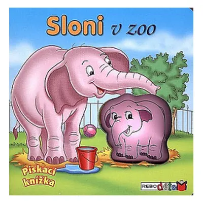 Sloni v zoo Pískací knížka